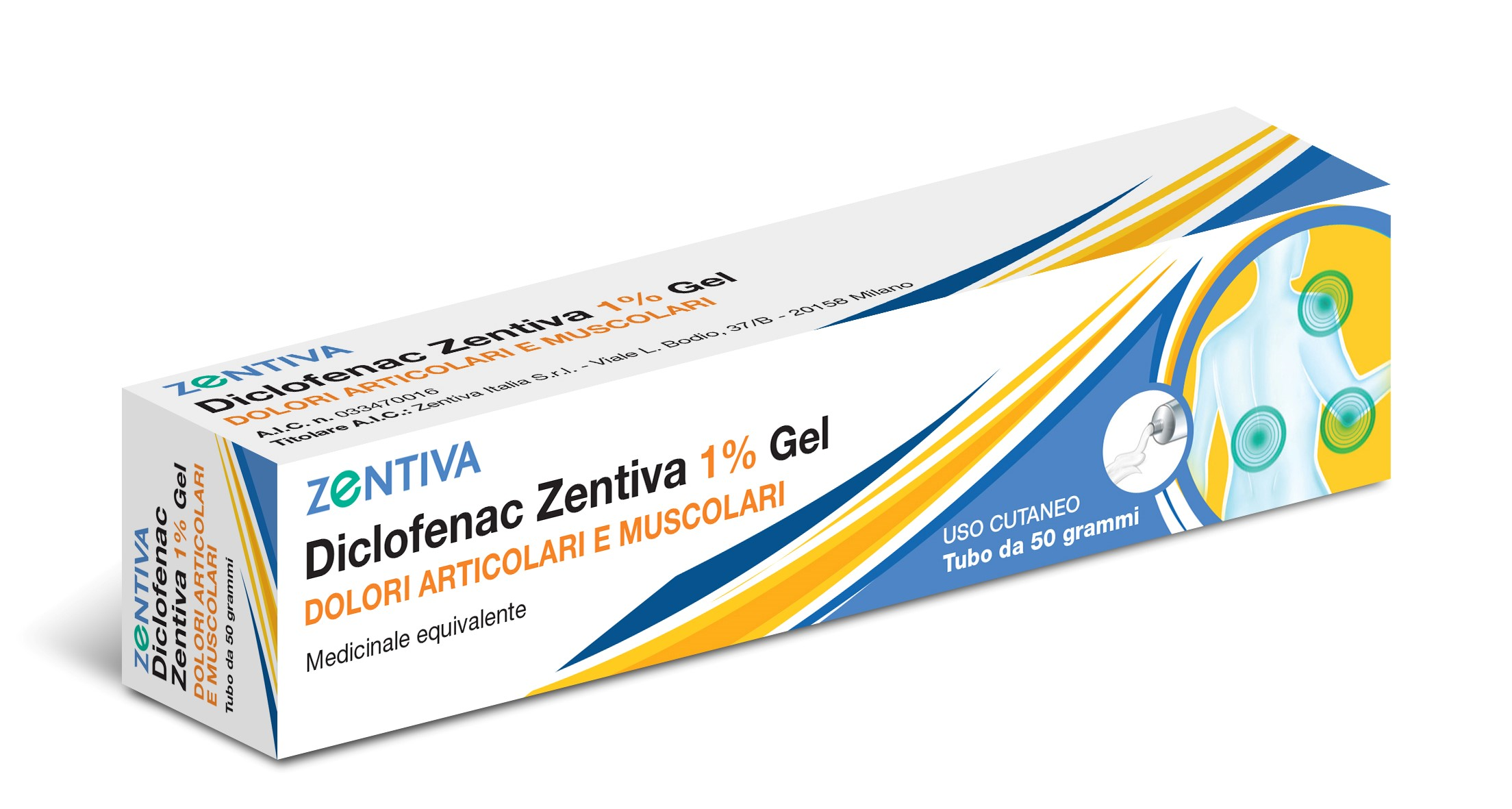 DICLOFENAC ZENTIVA*GEL 50G 1% - Farmacia De Pasquale