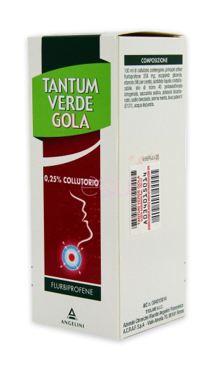 TANTUM VERDE GOLA*COLLUT 160ML - Farmacia De Pasquale
