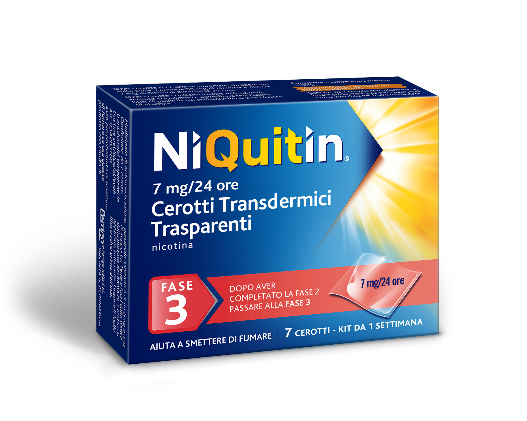 NIQUITIN*7CER TRANSD 7MG/24H - Farmacia De Pasquale