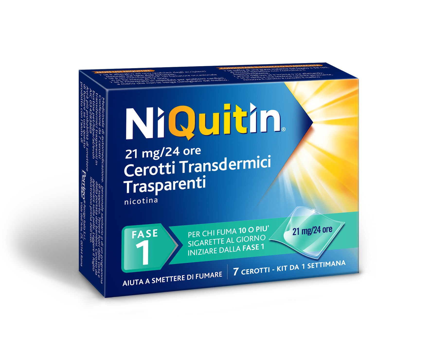 NIQUITIN*7CER TRANSD 21MG/24H - Farmacia De Pasquale