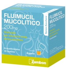 FLUIMUCIL MUCOL*30BUST200MGS/Z - Farmacia De Pasquale
