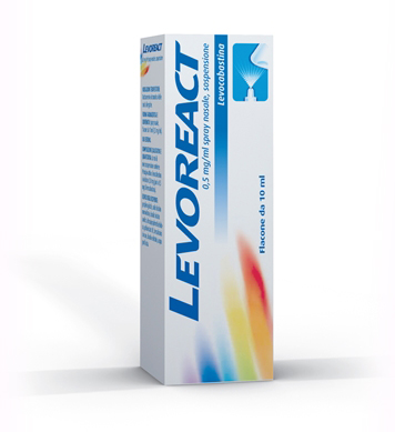 LEVOREACT*SPRAY NAS 10ML 0,5MG - Farmacia De Pasquale