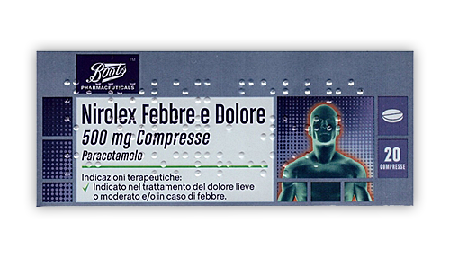 NIROLEX FEBBRE DOL*20CPR 500MG - Farmacia De Pasquale