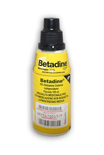 BETADINE*SOLUZ CUT 125ML 10% - Farmacia De Pasquale