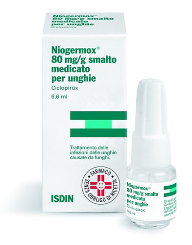 NIOGERMOX*SMALTO UNGHIE 6,6ML - Farmacia De Pasquale