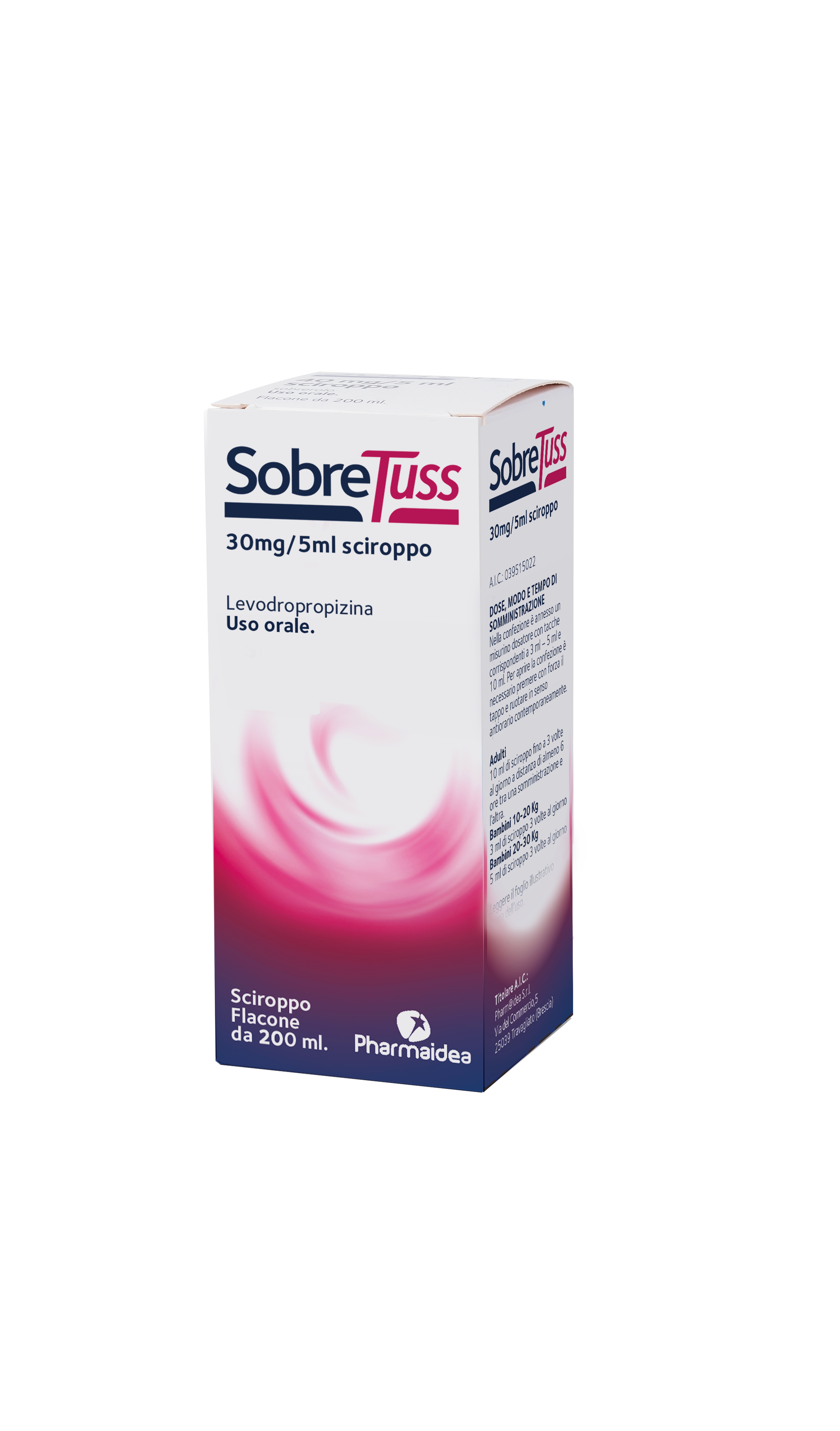 SOBRETUSS*SCIR 30MG/5ML - Farmacia De Pasquale