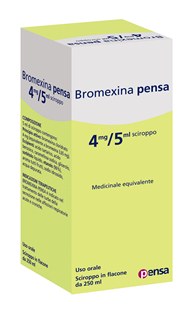 BROMEXINA PE*SCIR 250ML4MG/5ML - Farmacia De Pasquale