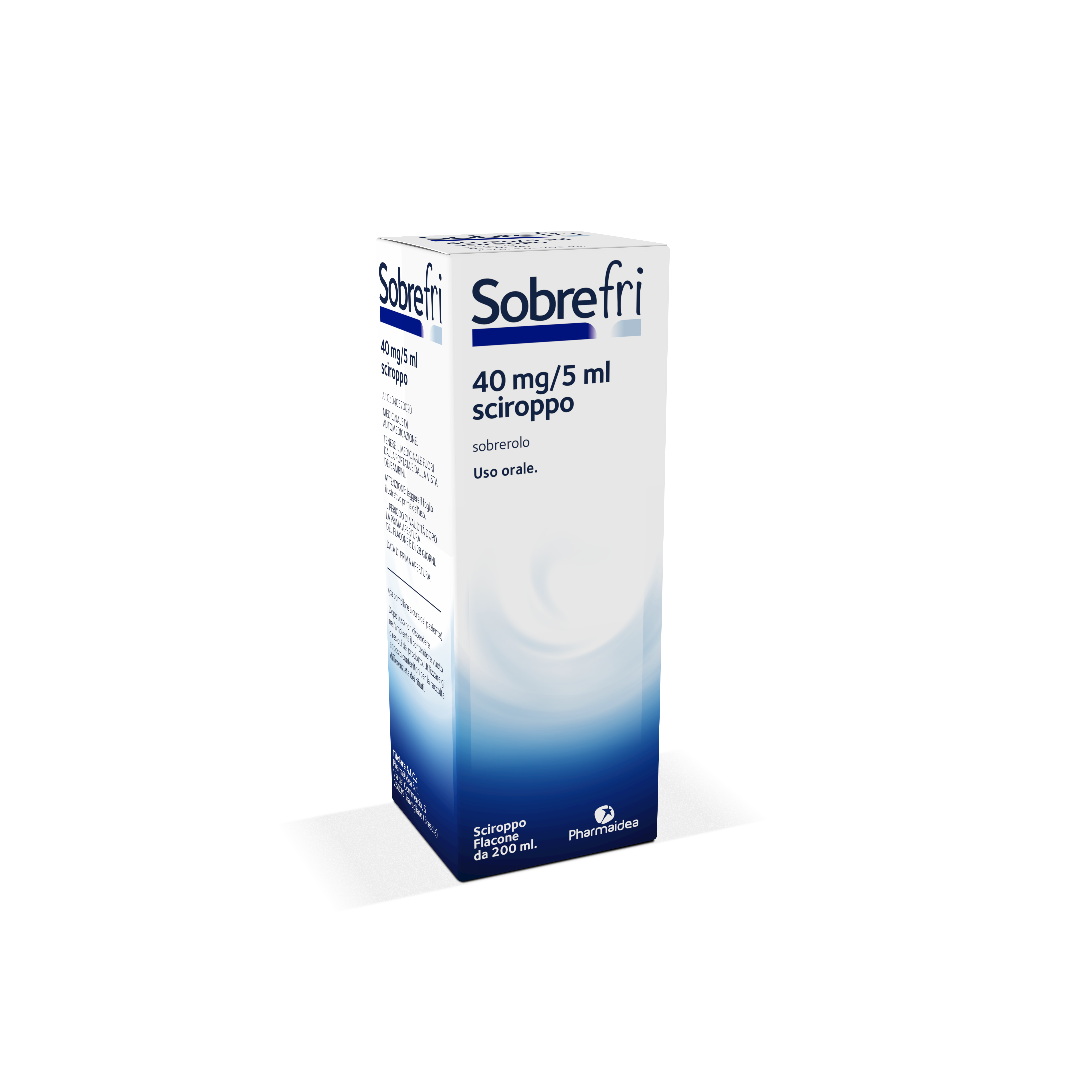 SOBREFRI*SCIR FL200ML 40MG/5ML - Farmacia De Pasquale