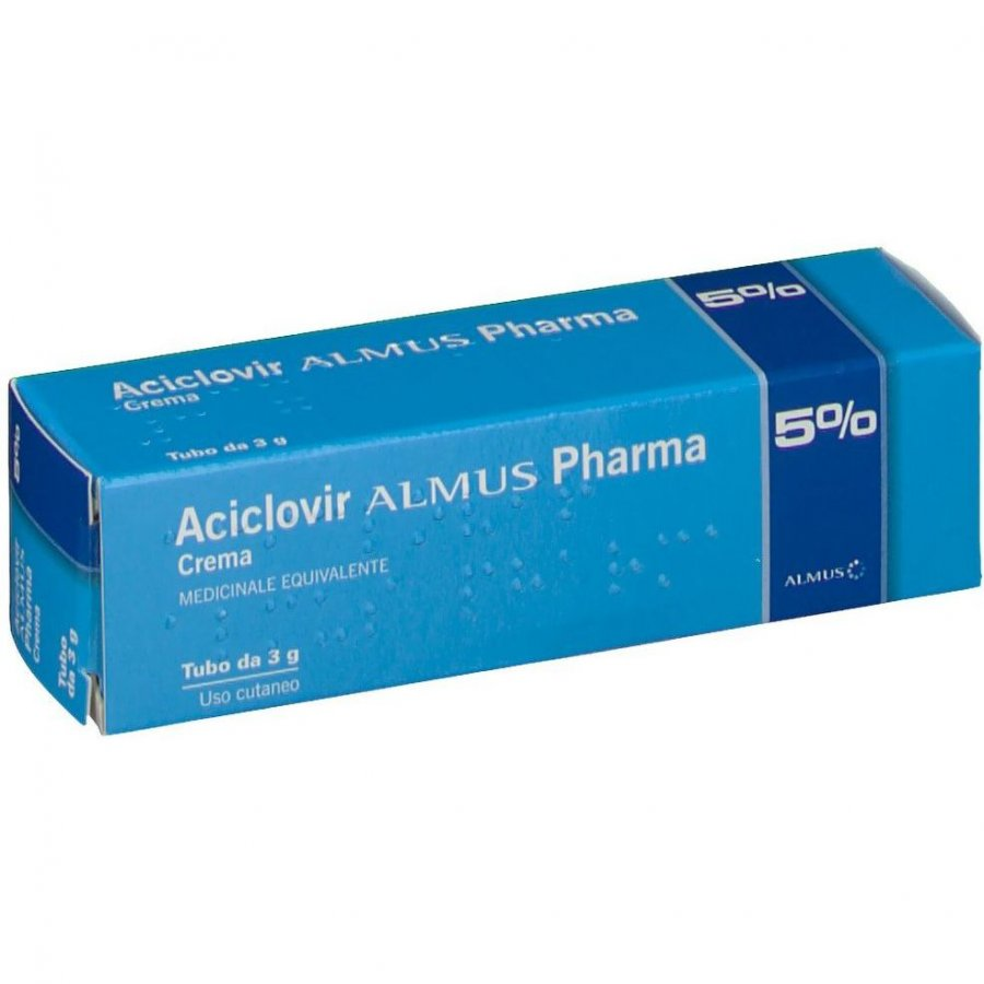 ACICLOVIR ALM*CREMA 3G 5% - Farmacia De Pasquale