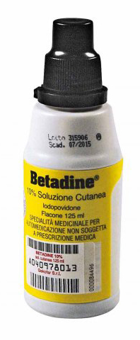 BETADINE*SOLUZ CUT 125ML 10% - Farmacia De Pasquale