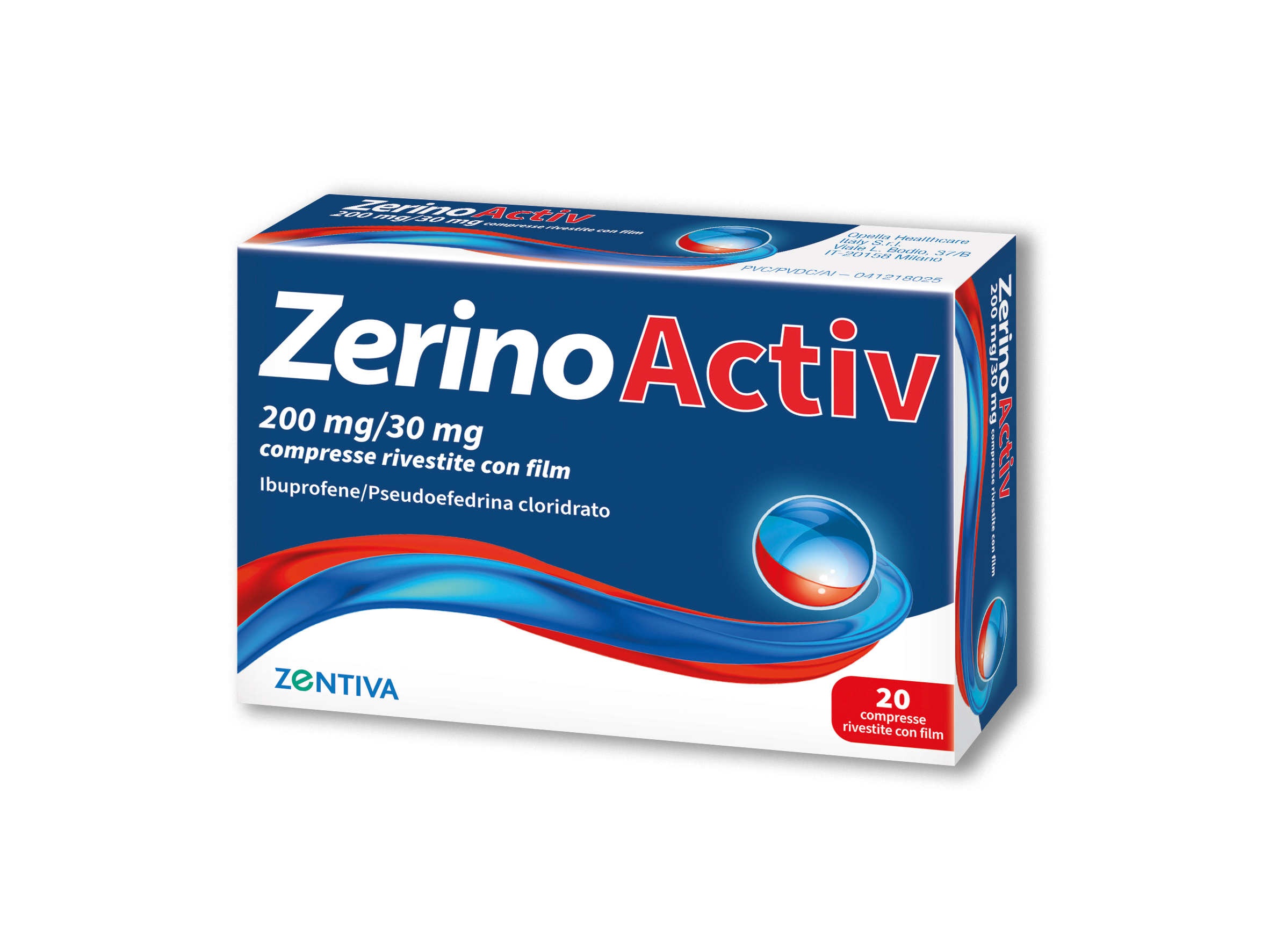 ZERINOACTIV*20CPR 200MG+30MG - Farmacia De Pasquale