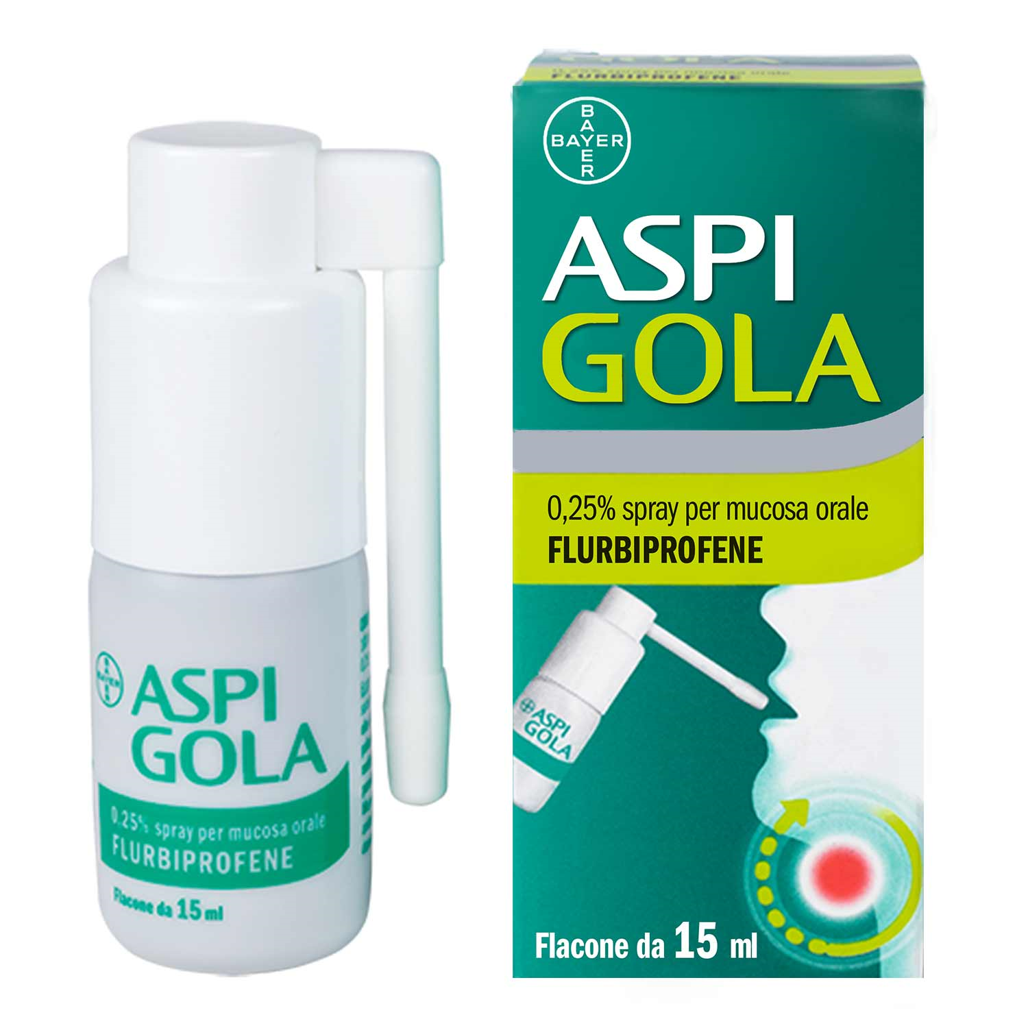 ASPI GOLA*OS SPRAY 15ML 0,25% - Farmacia De Pasquale