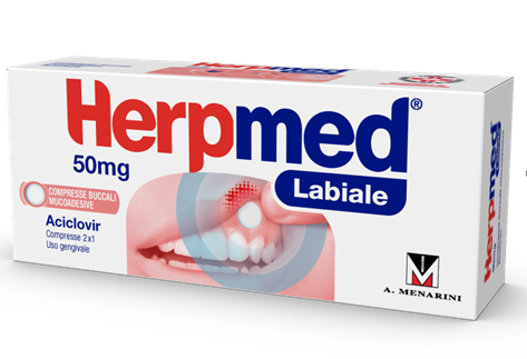 HERPMED LABIALE*2CPR BUCC 50MG - Farmacia De Pasquale