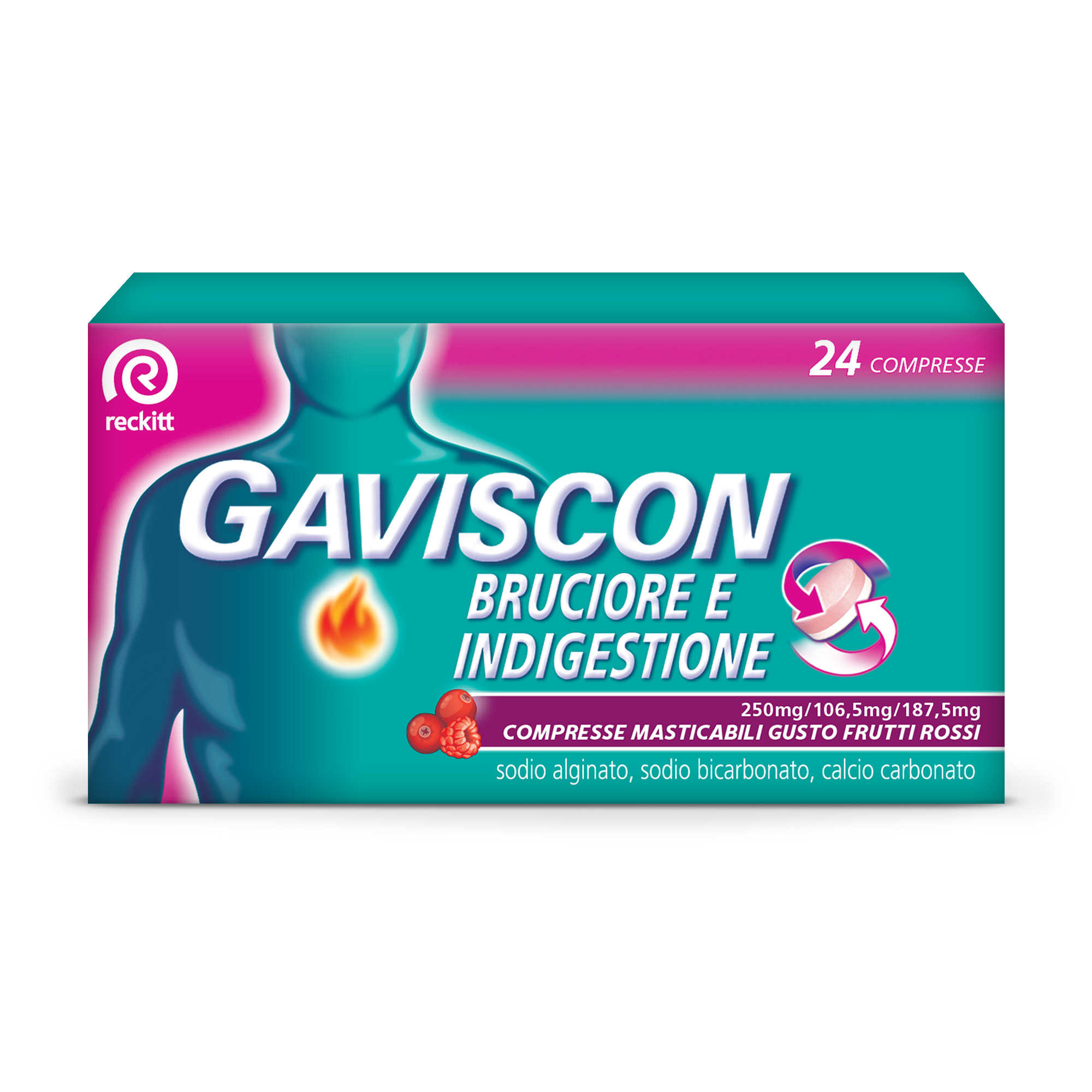 GAVISCON BRUCIORE IND*24CPR FR - Farmacia De Pasquale
