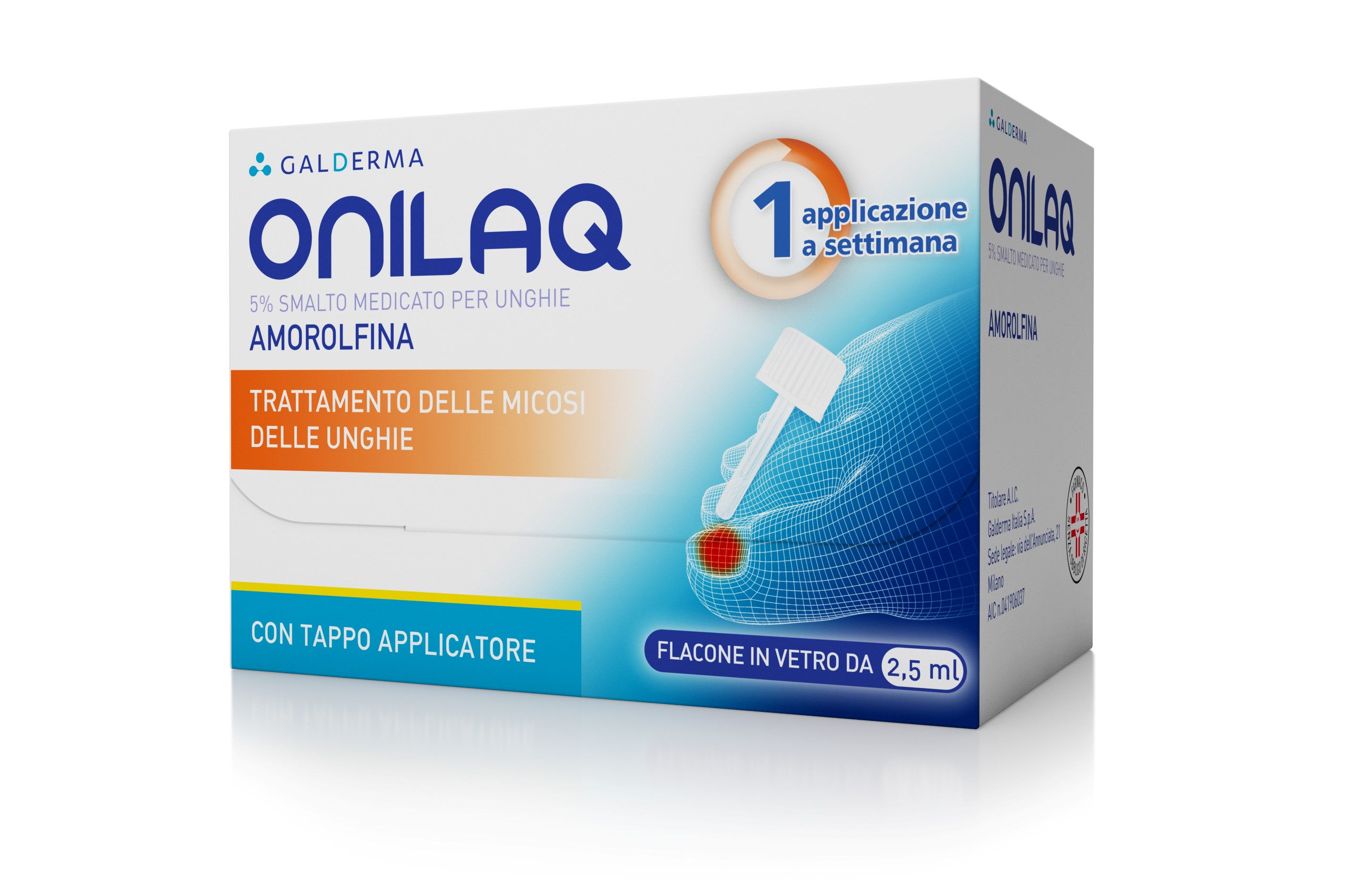 ONILAQ*SMALTO UNGHIE 2,5ML+TAP - Farmacia De Pasquale