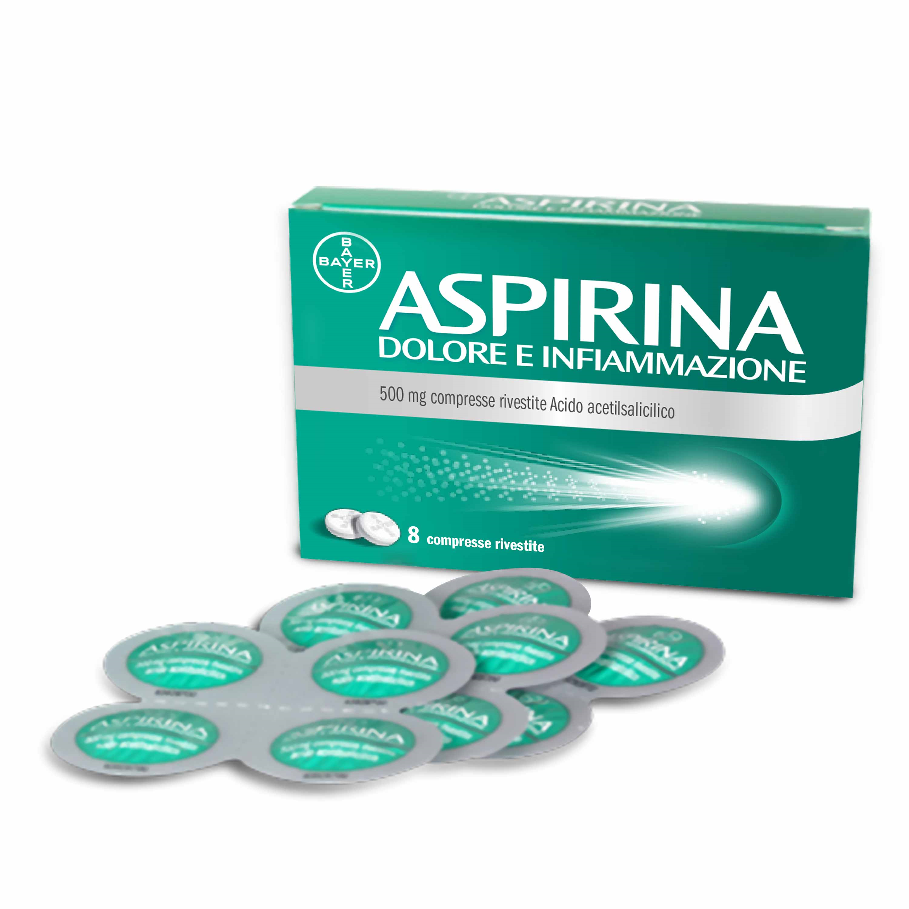 ASPIRINA DOLORE INF*8CPR 500MG - Farmacia De Pasquale