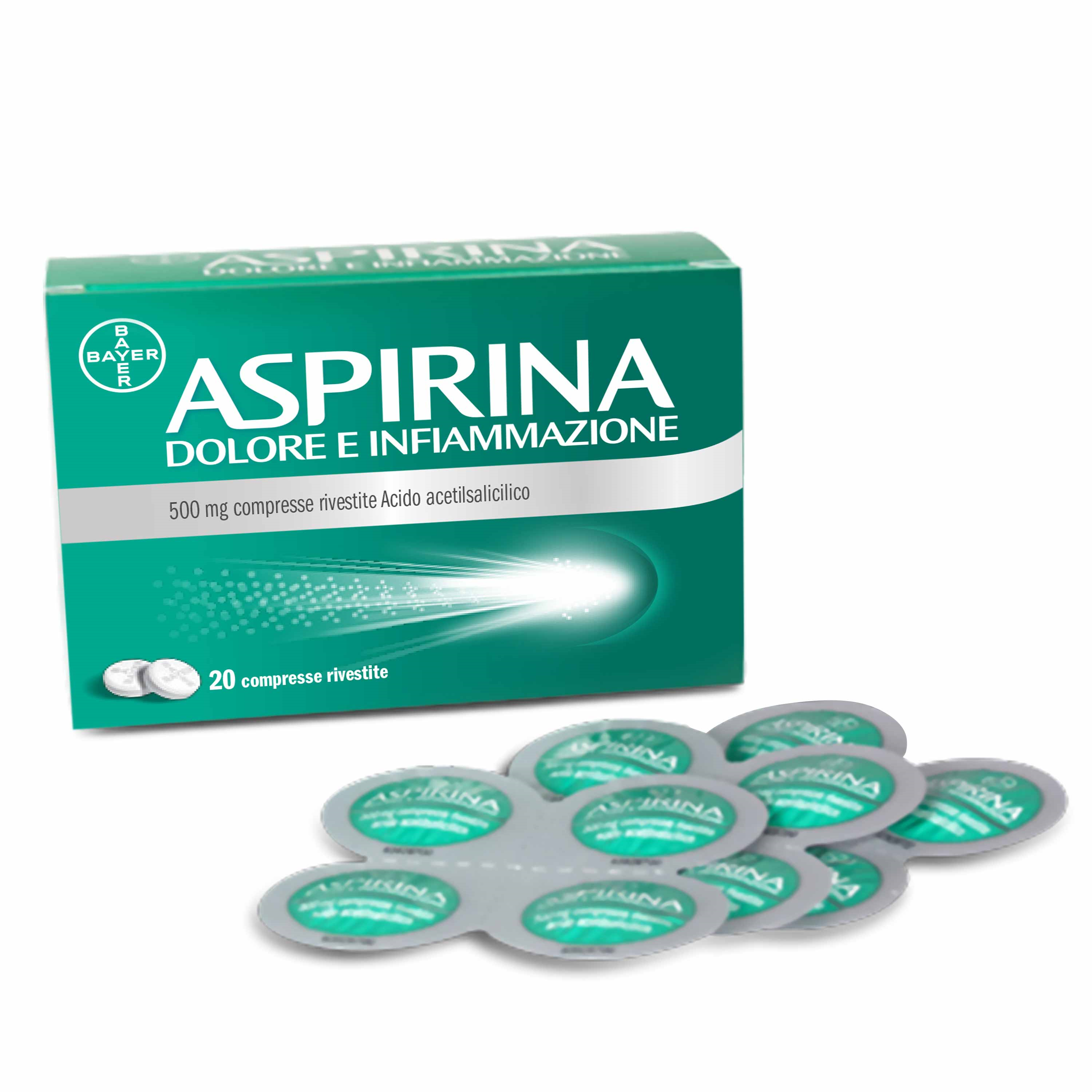 ASPIRINA DOLORE INF*20CPR500MG - Farmacia De Pasquale