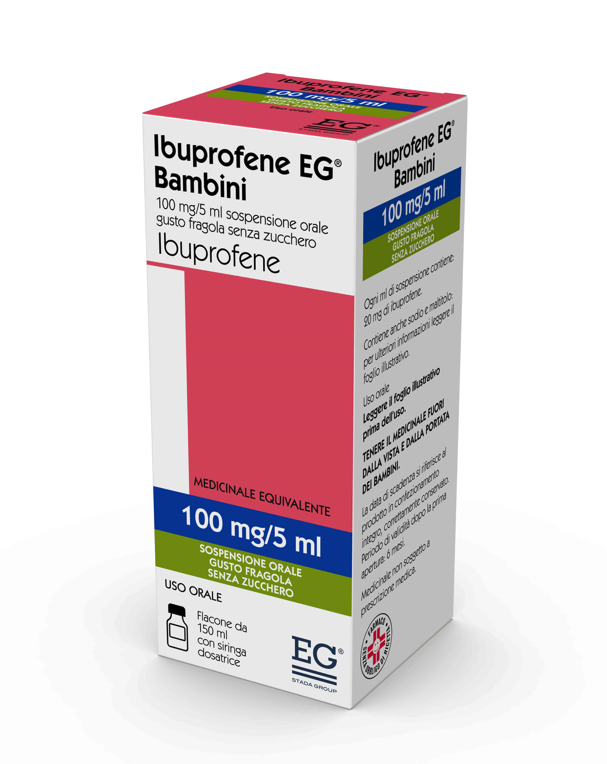 IBUPROFENE EG*BB 150ML FRAGOLA - Farmacia De Pasquale