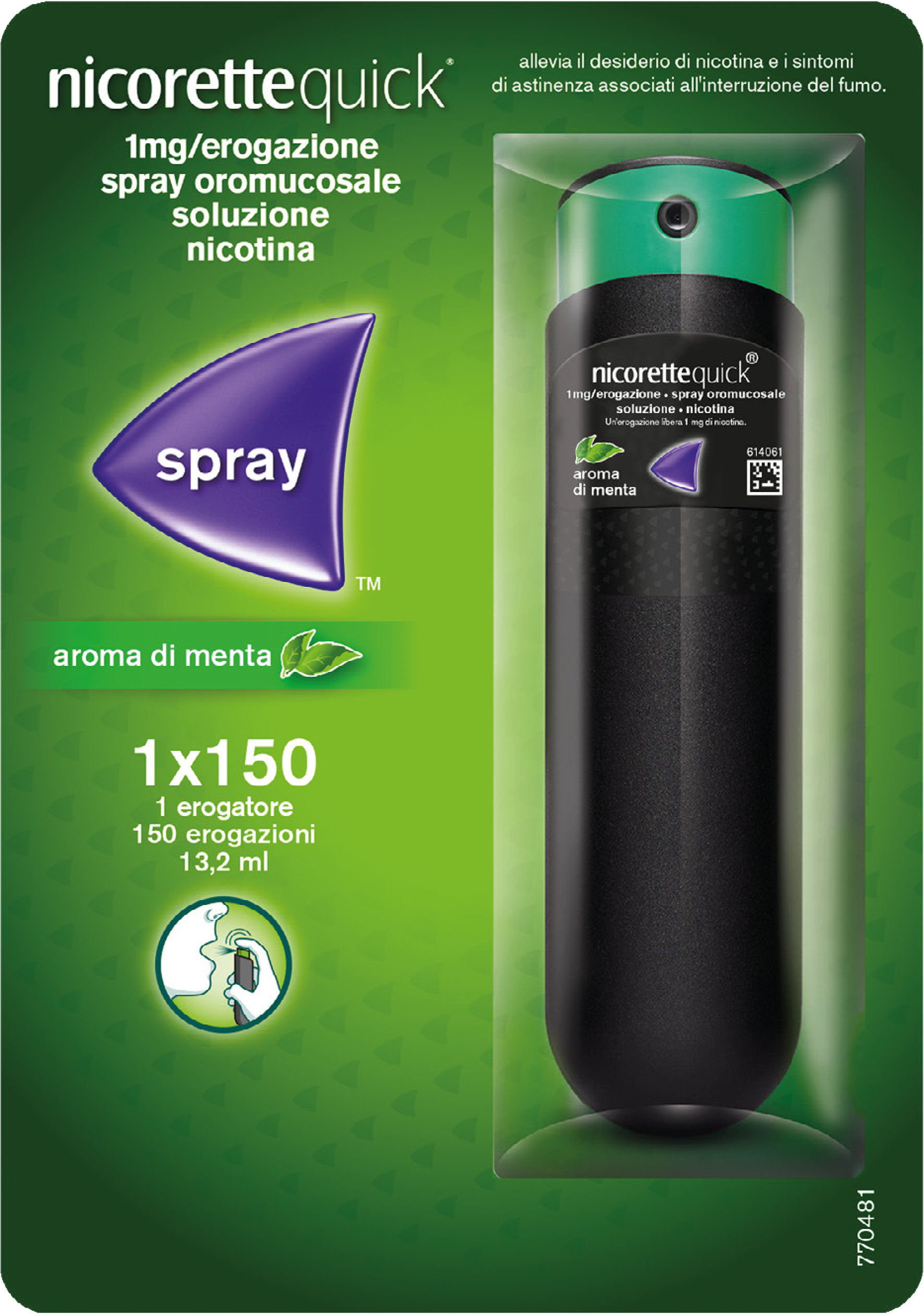 NICORETTEQUICK*SPRAY 1FL 150D - Farmacia De Pasquale