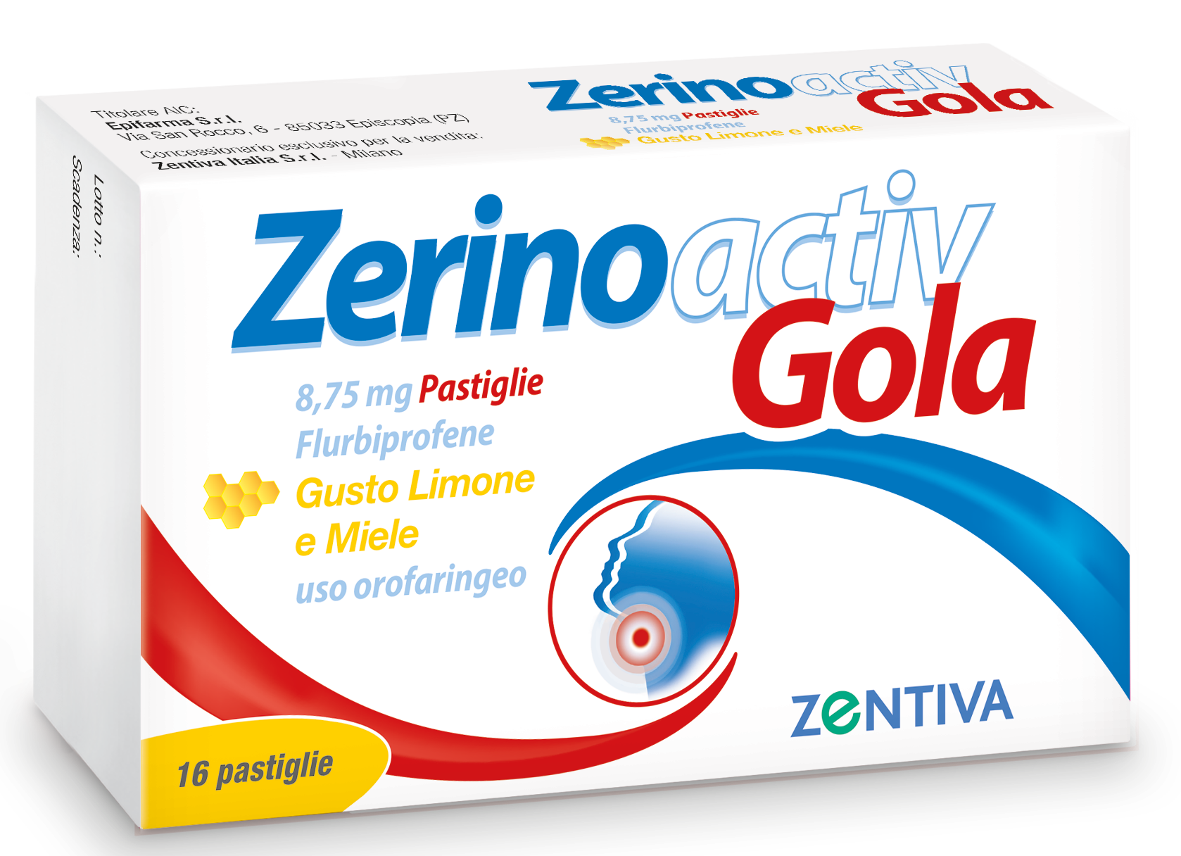 ZERINOACTIV GOLA*16PASTL LIM M - Farmacia De Pasquale