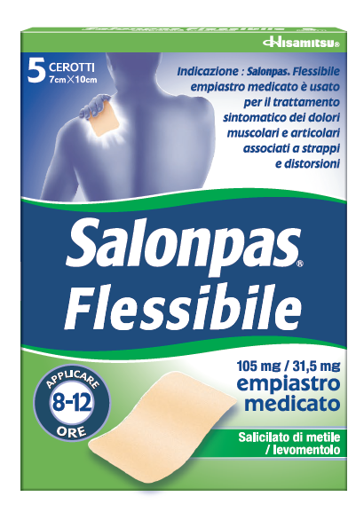 SALONPAS FLESSIBILE*5CER7x10CM - Farmacia De Pasquale