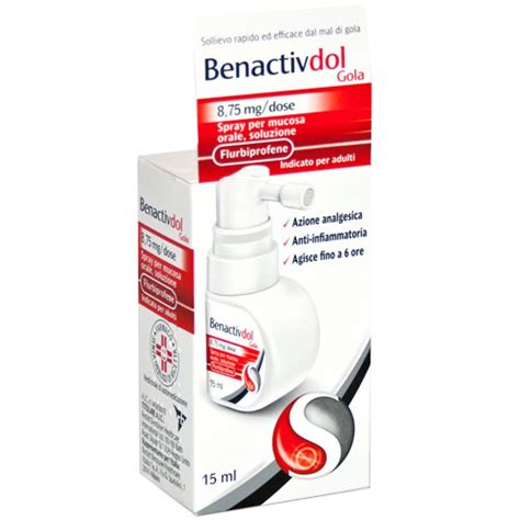BENACTIVDOL GOLA*SPRAY15ML8,75 - Farmacia De Pasquale