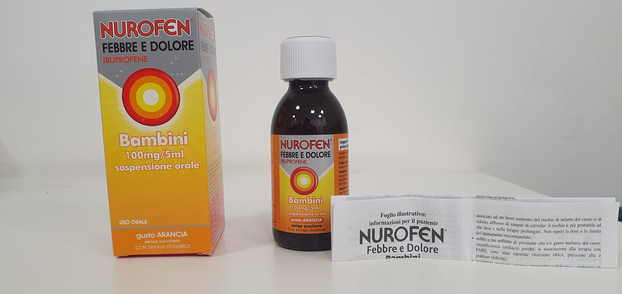 NUROFEN FEBBRE D*BB100MG/5ML A - Farmacia De Pasquale