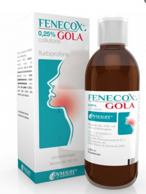 FENECOX GOLA*COLLUT 160ML0,25% - Farmacia De Pasquale