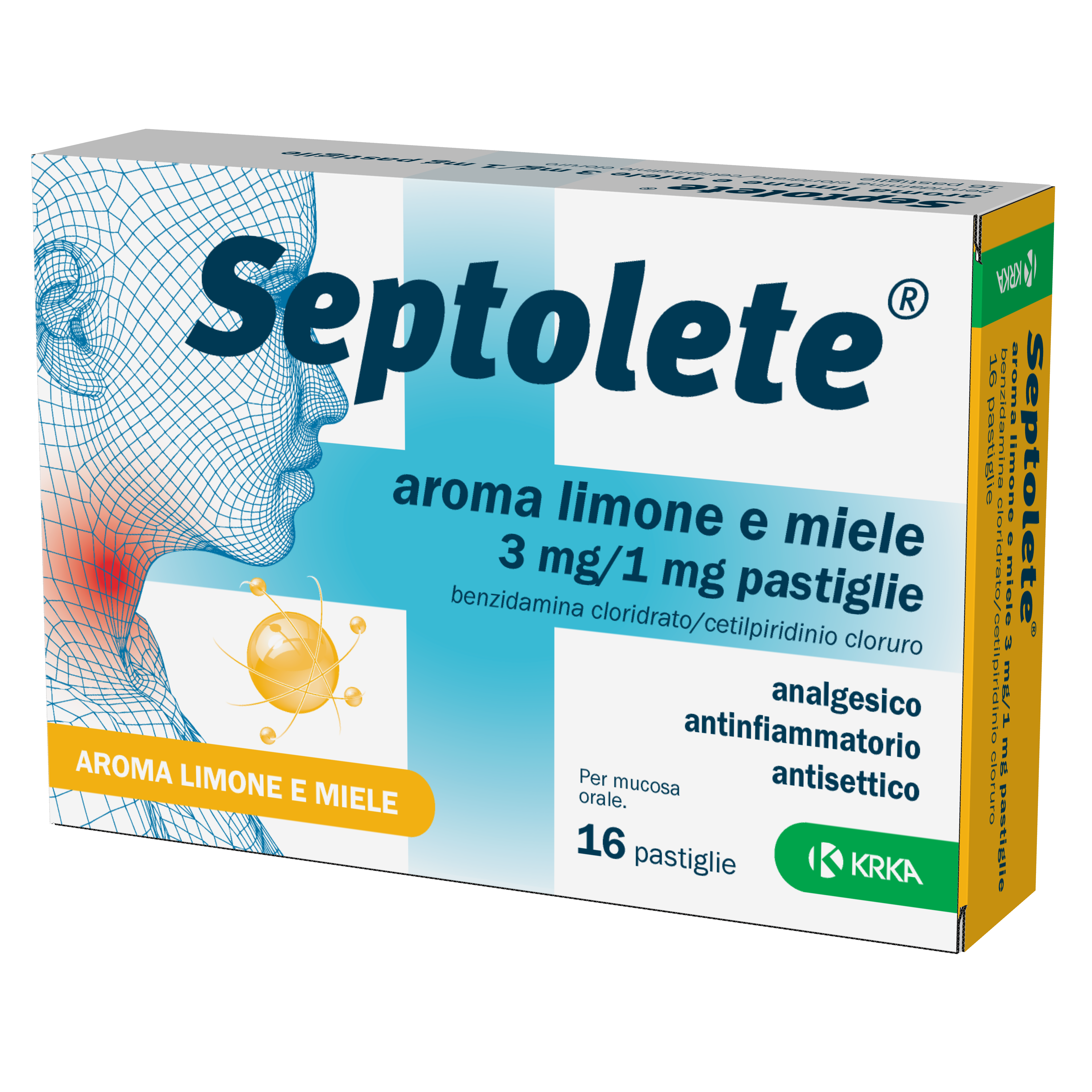 SEPTOLETE*16PAST 3+1MG LIM MIE - Farmacia De Pasquale