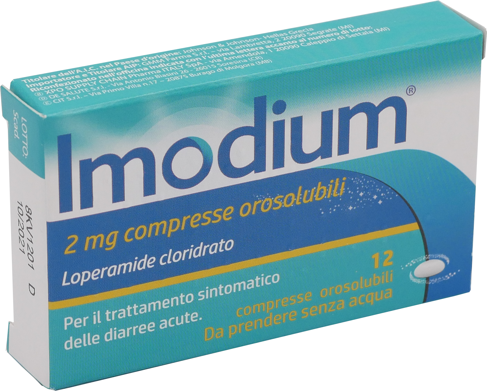 IMODIUM*12CPR OROSOL 2MG - Farmacia De Pasquale