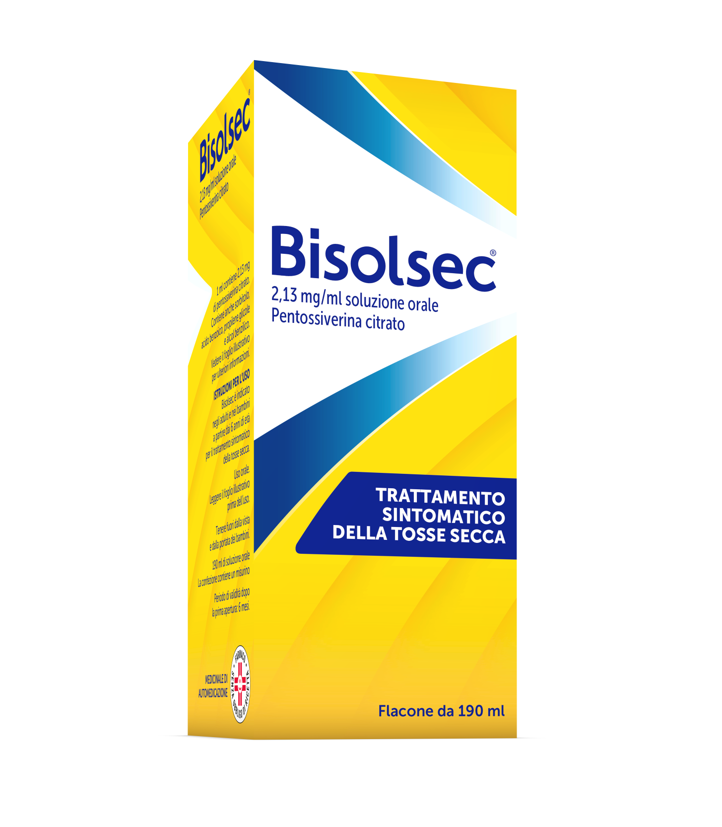 BISOLSEC*OS FL 190ML 2,13MG/ML - Farmacia De Pasquale