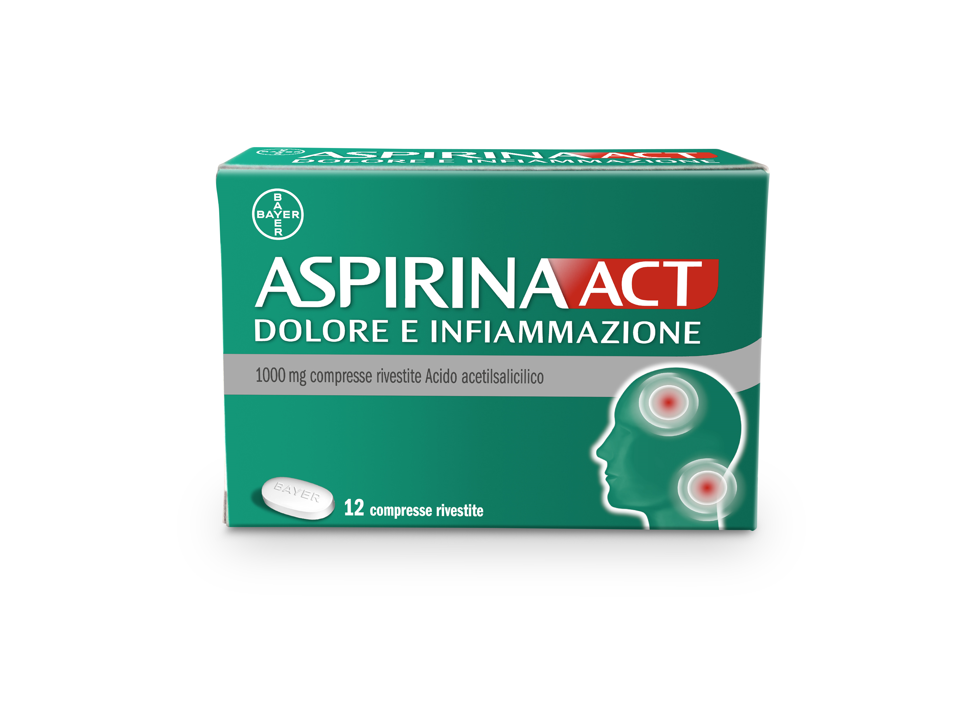 ASPIRINAACT DOL INF*12CPR 1G - Farmacia De Pasquale
