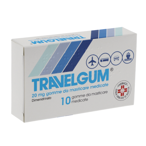 TRAVELGUM*10GOMME MAST 20MG - Farmacia De Pasquale