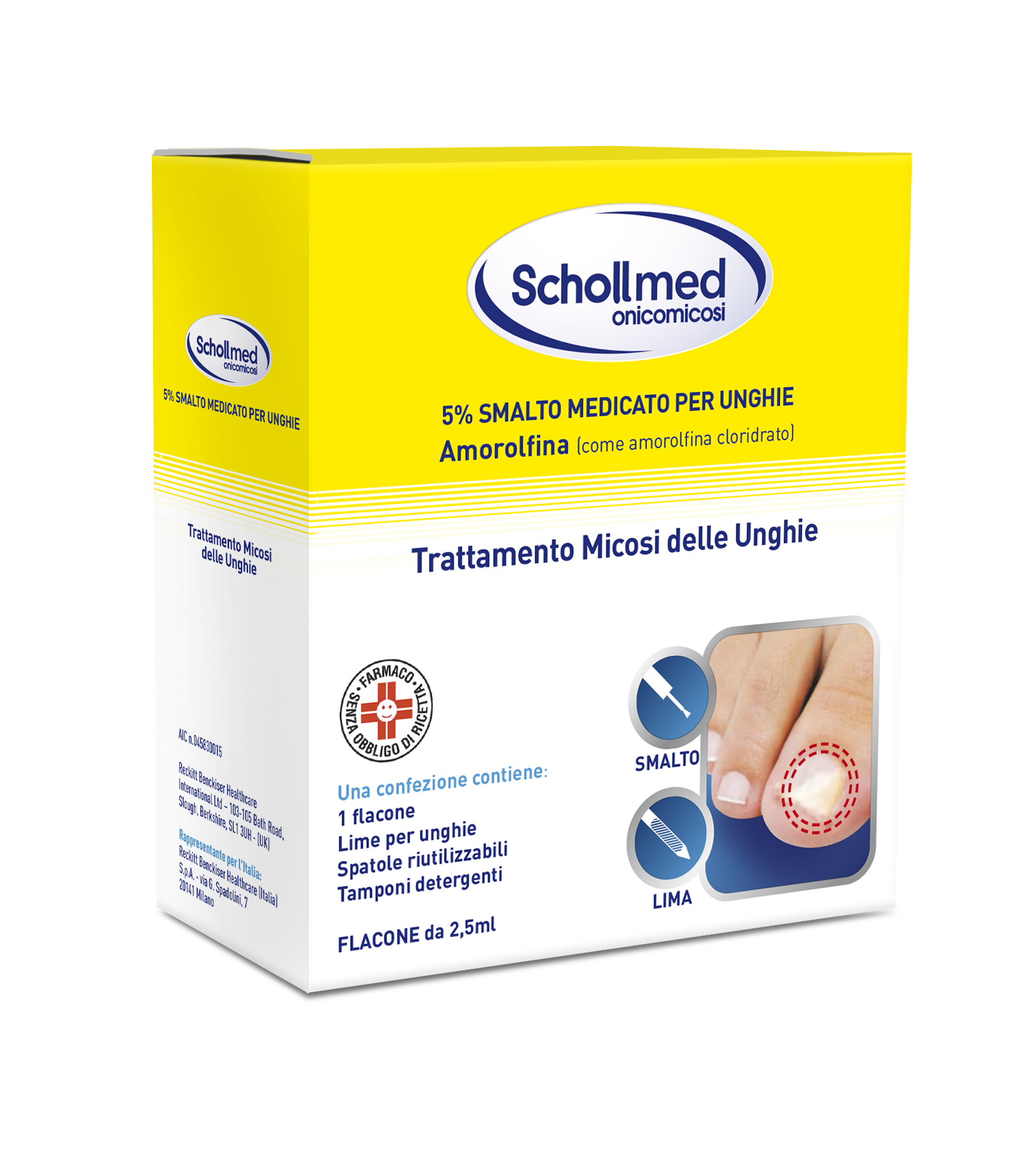 SCHOLLMED ONICOMICOSI*2,5ML 5% - Farmacia De Pasquale