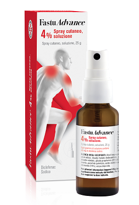 FASTUADVANCE*SPRAY 25G 4% - Farmacia De Pasquale