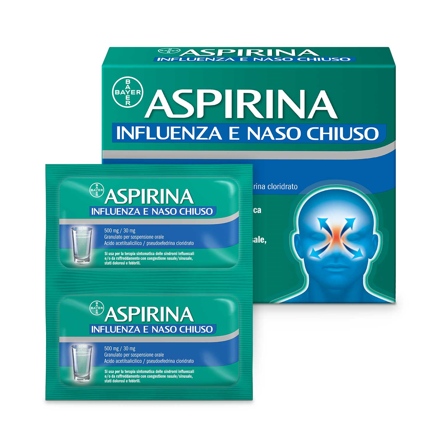 ASPIRINA INFLUENZA E NASO C*10 - Farmacia De Pasquale