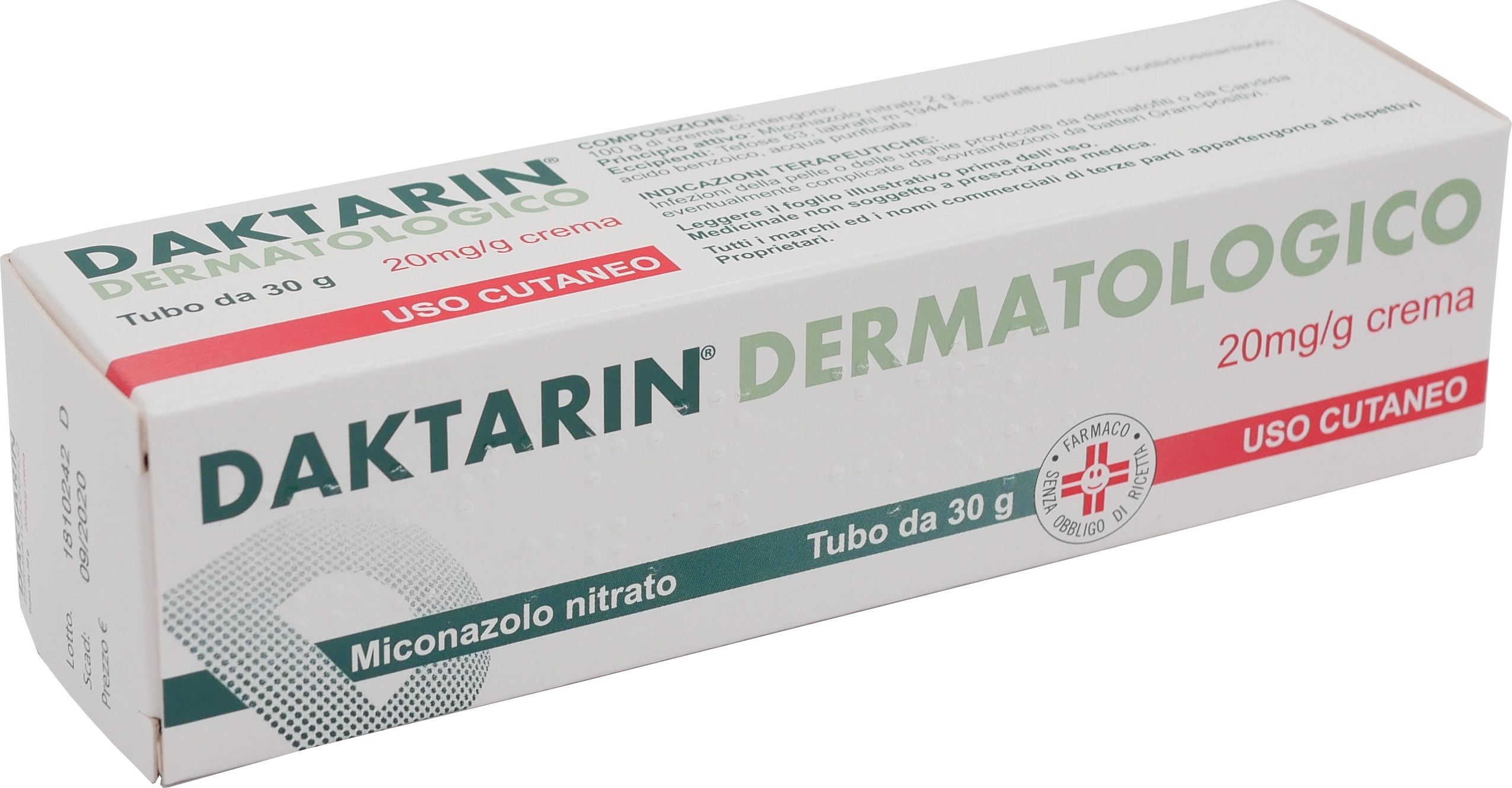DAKTARIN*CREMA DERM 30G 20MG/G - Farmacia De Pasquale
