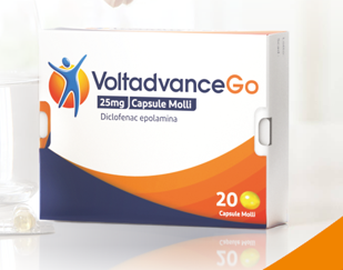 VOLTADVANCEGO*20CPS MOLLI 25MG - Farmacia De Pasquale