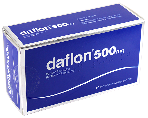 DAFLON*60CPR RIV 500MG - Farmacia De Pasquale