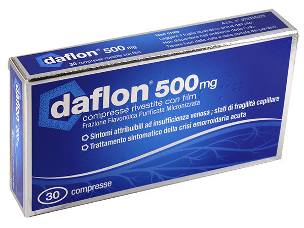 DAFLON*30CPR RIV 500MG - Farmacia De Pasquale