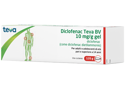 DICLOFENAC TEVA*GEL120G 10MG/G - Farmacia De Pasquale