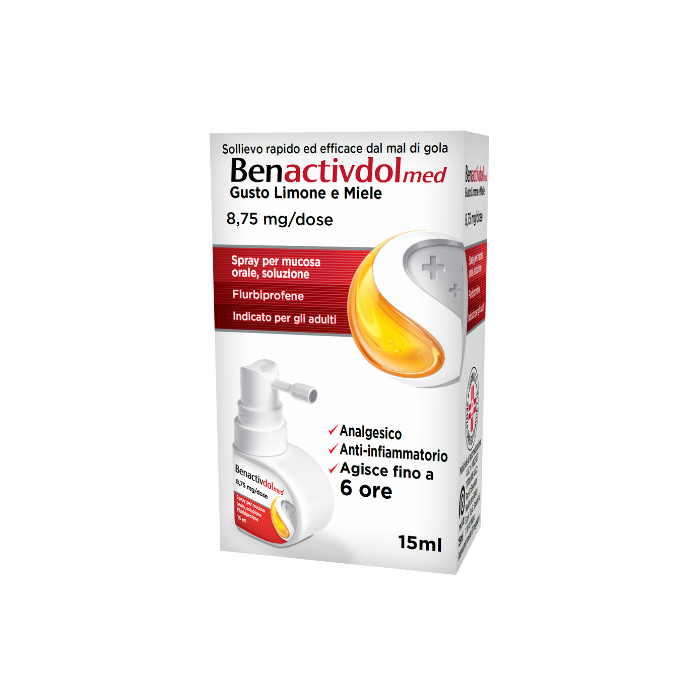 BENACTIVDOLMED*SPRAY 15ML - Farmacia De Pasquale