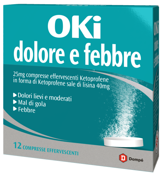 OKI DOLORE E FEBBRE*12CPR EFF - Farmacia De Pasquale