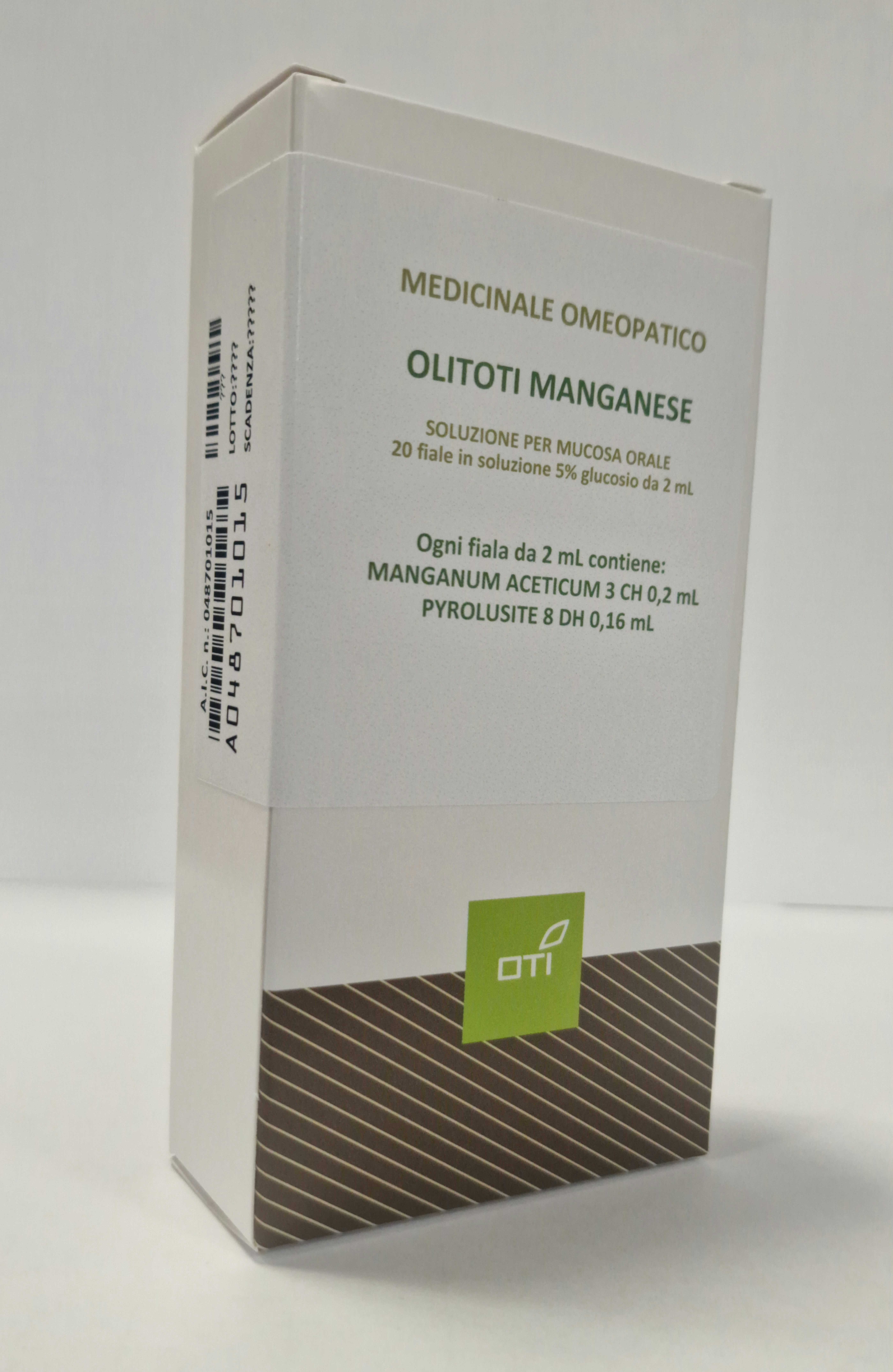 OLITOTI MANGANESE*OS 20F 2ML - Farmacia De Pasquale
