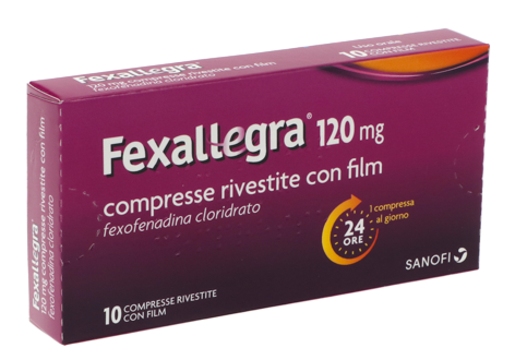 FEXALLEGRA*10CPR RIV 120MG - Farmacia De Pasquale