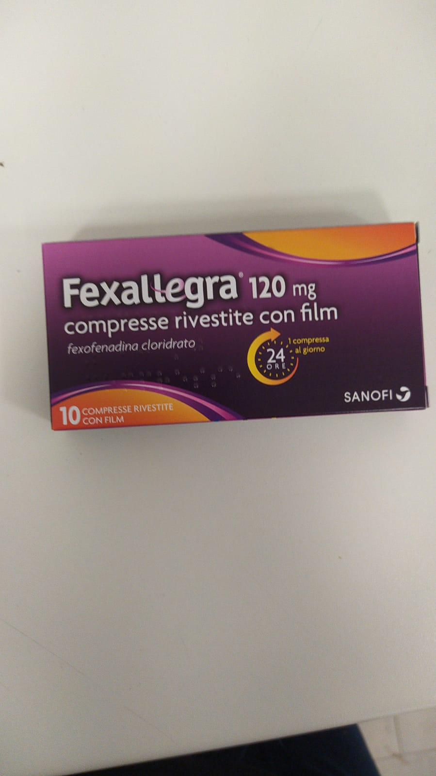 FEXALLEGRA*10CPR RIV 120MG - Farmacia De Pasquale