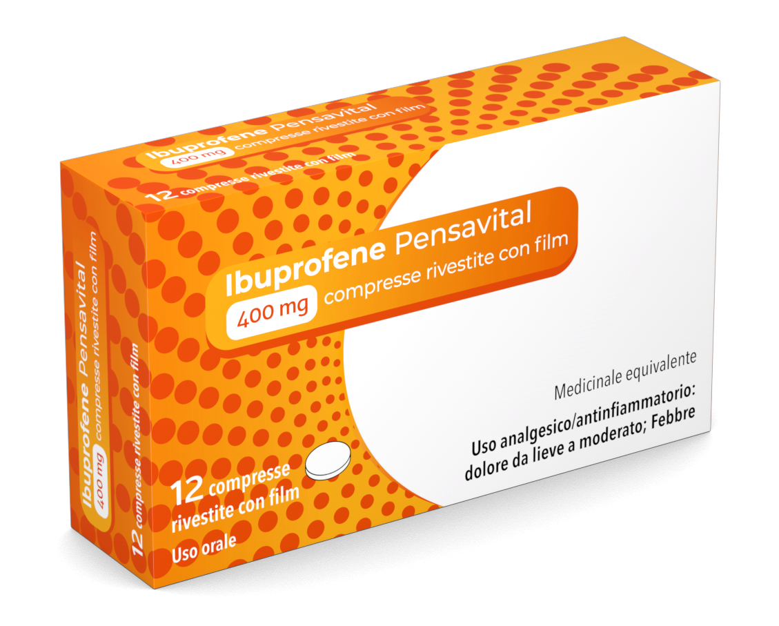 IBUPROFENE PENSA*12CPR 400MG - Farmacia De Pasquale
