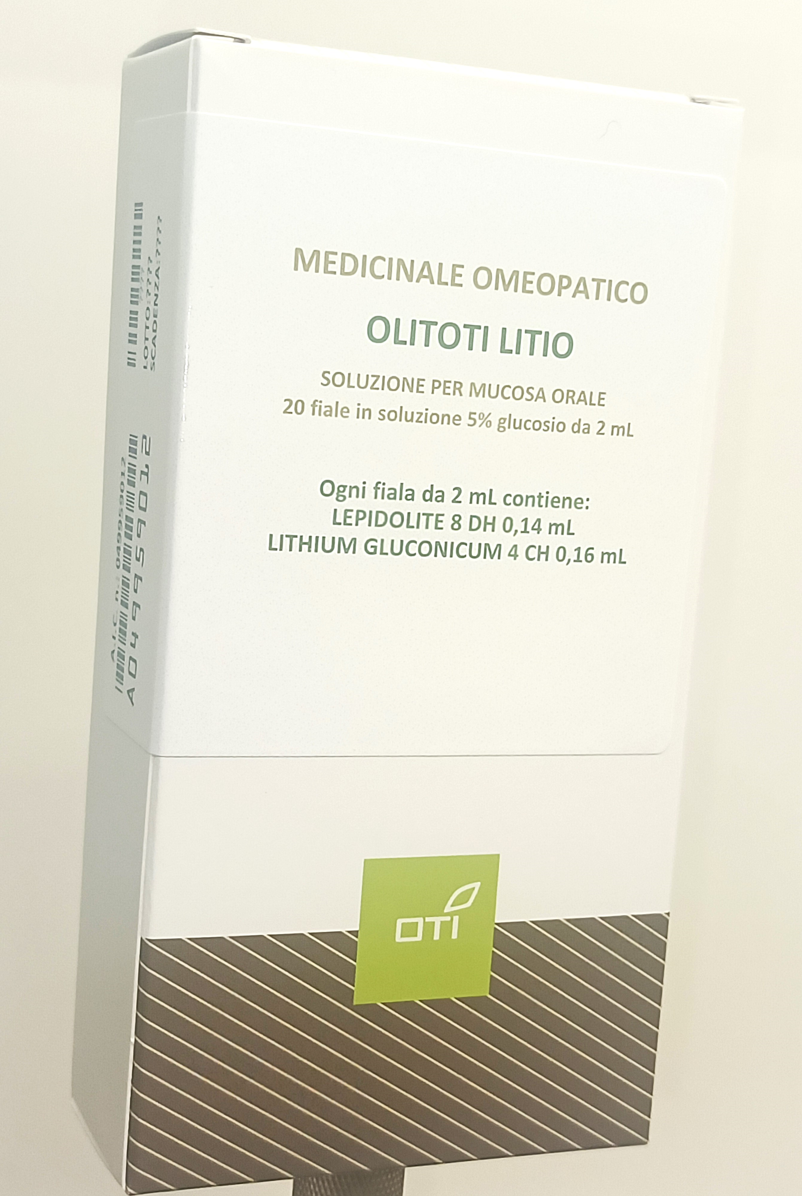 OLITOTI LITIO*OS 20F 5% 2ML - Farmacia De Pasquale