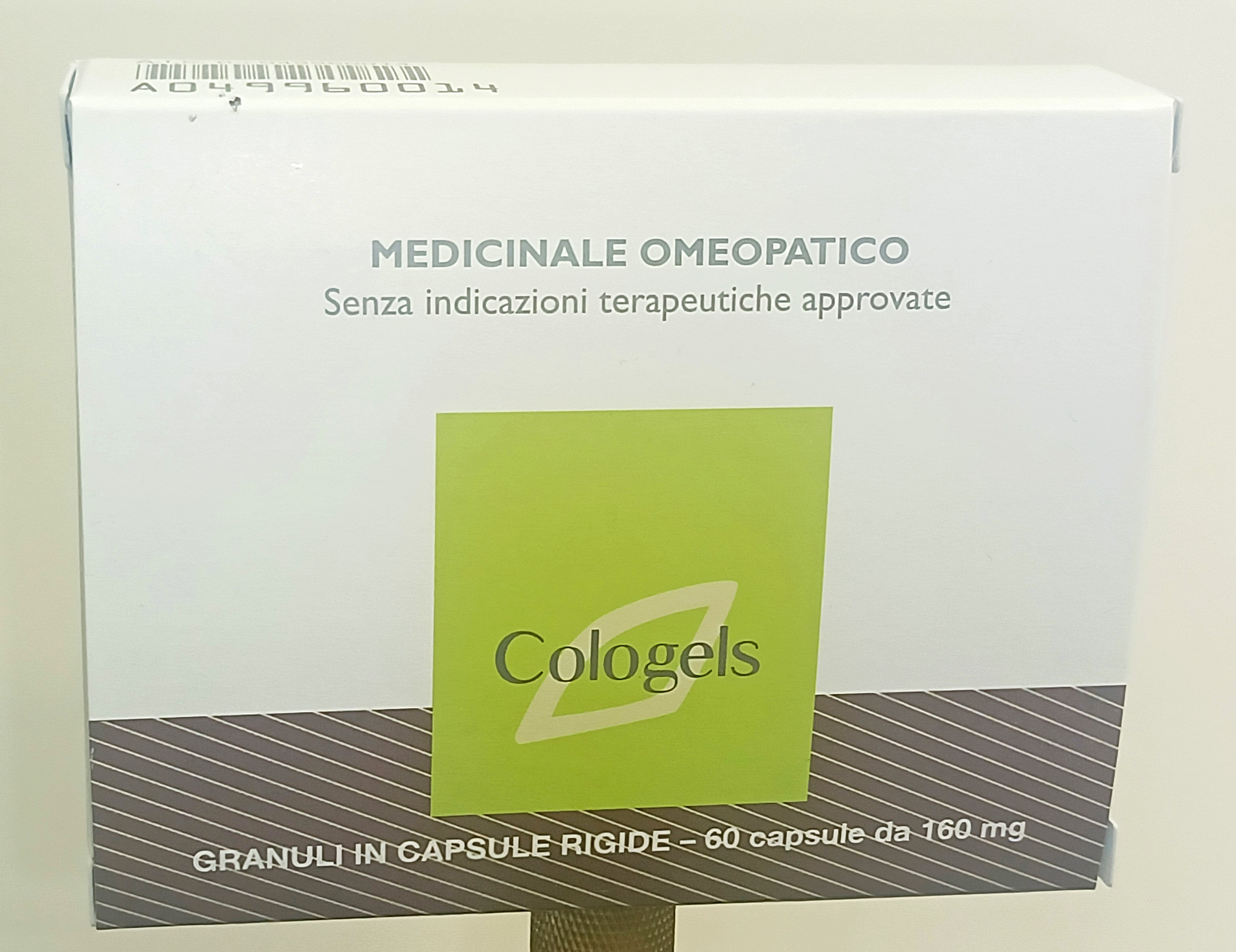 COLOGELS*60CPS 160MG - Farmacia De Pasquale