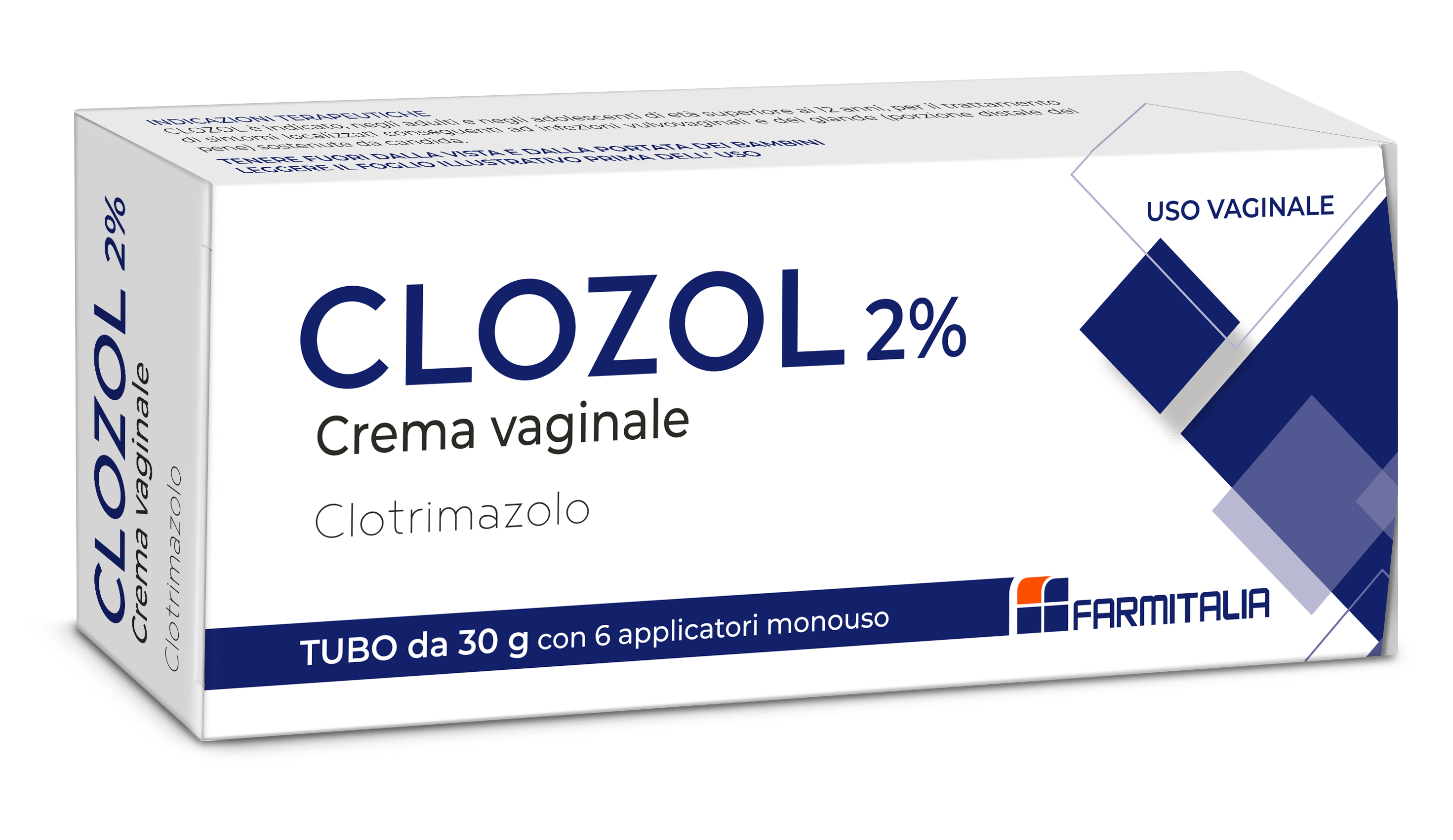 CLOZOL*CREMA VAG 30G 2% - Farmacia De Pasquale